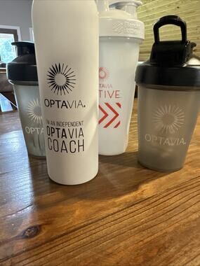 Optavia Bundle, 12 Oz Shaker Bottle (2), 20 Oz Shaker Bottle (1) & SS Tumbler
